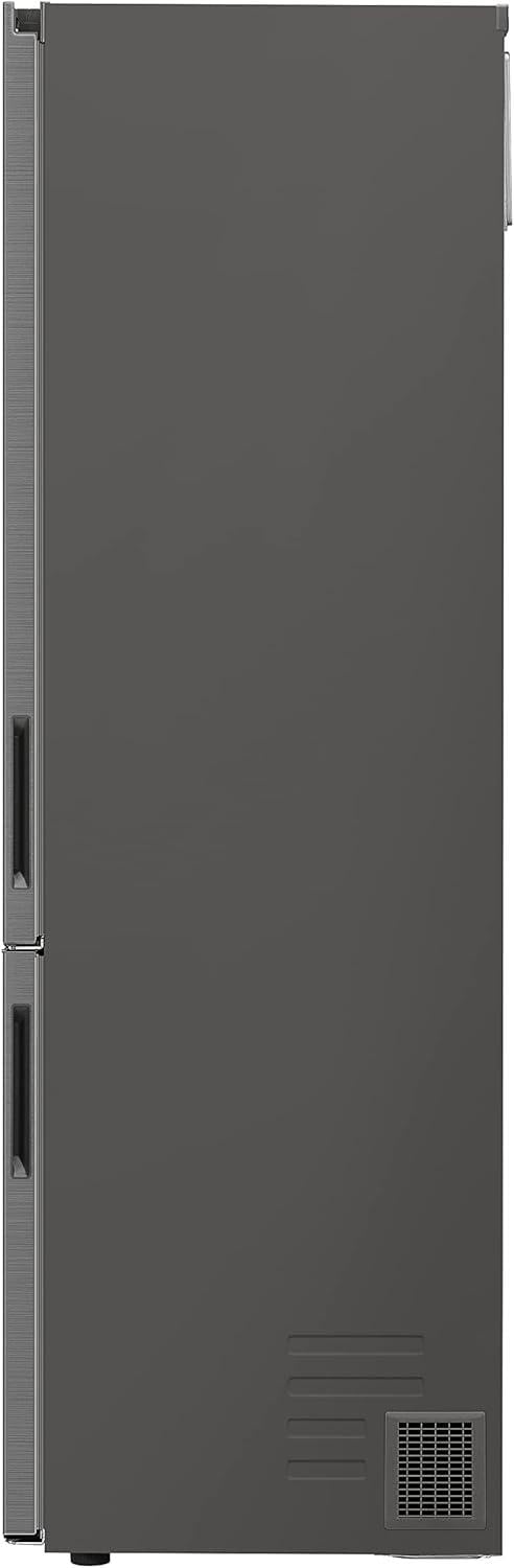 LG GBP62PZNBC, Klasse B, 384 L, Kühl-/ Gefrierkombination, Frische Features, Kühlschrank mit Gefrierfach und Innendisplay, DoorCooling+, LINEARCooling, 59,5 x 203 x 67,5 cm ꟷ Platinum Silver