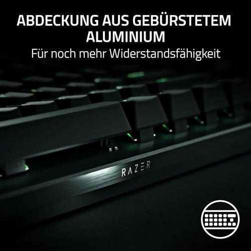 Razer Huntsman V3 Pro - Analoges optisches E-Sport-Keyboard Snap Tap & Rapid Trigger (Schnellfeuer-Modus, Multifunktionaler Drehregler, Doubleshot-PBT-Tastenkappen) DE-Layout | Schwarz