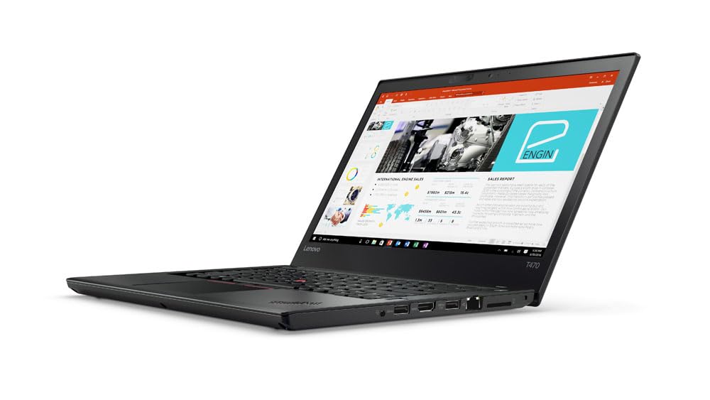 Lenovo ThinkPad T470 |1920x1080 Full HD | Intel Core i5-6300U | Windows 11 Pro | Norton Antivirus | Notebook Laptop Business (Generalüberholt) (128GB - 8GB RAM)