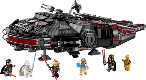 LEGO Star Wars 75389 Der Dunkle Falke – Spielzeug zum Ausstellen mit federbetriebenen Shootern, Kanonen und 6 Minifiguren, darunter C-3PO – Geschenk für Jungen ab 10 Jahren und Erwachsene