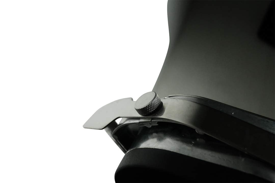 Saro ED 100 elektrisches Profi Schneidemesser/Kebabmesser für Kebab/Döner und Gyros (2 Edelstahlklingen, einstellbare Schnittstärke, ergonomisch, Gastronomiebedarf, Imbiss), schwarz