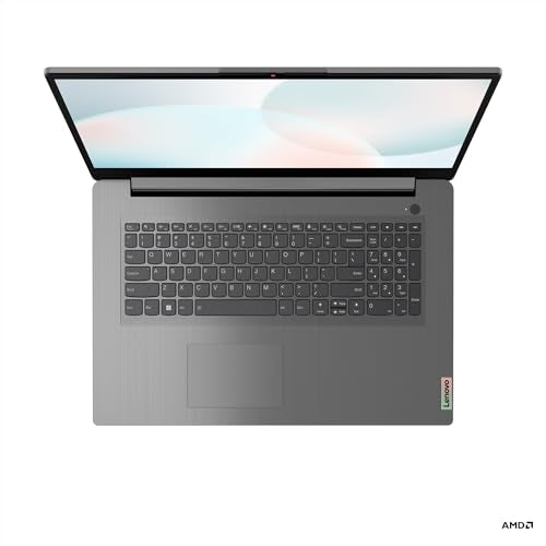 Lenovo IdeaPad 3 Laptop | 17.3" Full HD Display | AMD Ryzen 5 5625U | 8GB RAM | 512GB SSD | AMD Radeon Grafik | Windows 11 | QWERTZ | Artic Grau | 3 Monate Premium Care