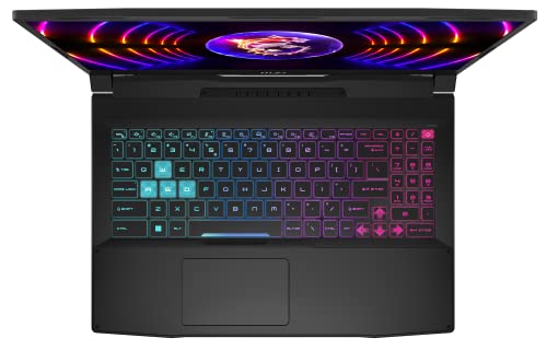 MSI Katana 15 Gaming Laptop, 15,6" Full HD 144Hz, Intel Core i7-13620H, NVIDIA GeForce RTX 4070, 16GB DDR5, 512GB SSD, Windows 11 Home, QWERTZ Tastatur, B13VGK-1860, Schwarz