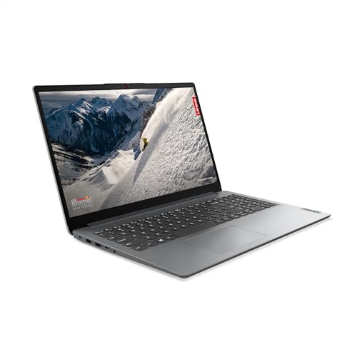 Lenovo IdeaPad 1 Laptop | 15.6" Full HD Display | AMD Ryzen 5 | AMD Radeon Grafik | 16GB RAM | 512GB SSD | Windows 11 Home | QWERTZ | Cloud grau | 3 Monate Premium Care