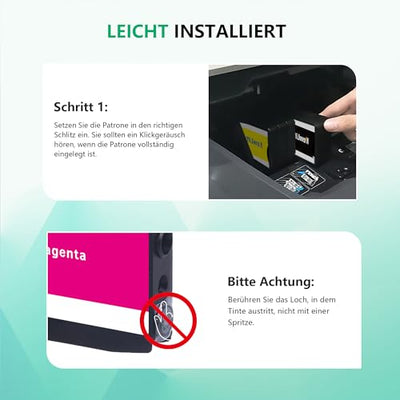 NewLift 963XL Multipack Kompatibel für HP 963 HP 963XL Druckerpatronen für HP officejet Pro 9010 patronen,9020 9012 9022 9014 9015 9016 9018 9019 (963XL Multipack,4er-Pack)