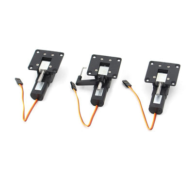 SPARKHOBBY 5KG 55g Elektrisches Einziehfahrwerk mit Metallblocklenkung für RC 3-5kg FPV Starrflügler Drohnenflugzeug (1 Satz 3 Stück)