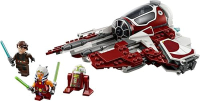 LEGO Star Wars 75401 Ahsokas Jedi Interceptor, Sternenjäger für Fans von The Clone Wars, Ahsoka Tano & Anakin Skywalker Minifiguren, mit Lichtschwertern und R7-A7, für Jungen und Mädchen ab 8 Jahren