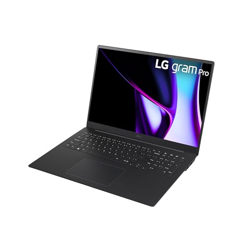 LG gram Pro 17 Zoll Notebook - 1299g Intel Core Ultra7 Laptop (16GB RAM, 1TB Dual SSD, 23,5h Akkulaufzeit, IPS Panel Anti-Glare Display, Win 11 Home, 2024) - Schwarz