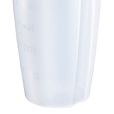 Westmark 2 Mix- und Schüttelbecher/Dressingshaker mit Mess-Skala, herausnehmbarer Mixscheibe und verschließbarem Ausgießer, Fassungsvermögen: 0,5l, Kunststoff, BPA-frei, Farbe: Transluzent/Rot