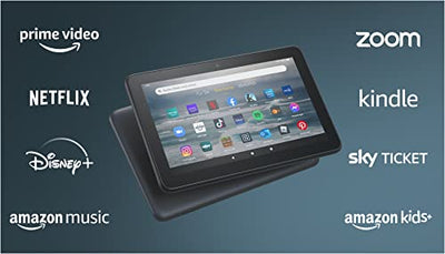 Fire 7-Tablet, 7-Zoll-Display, 32 GB, neuestes Modell (2022), schwarz Mit Werbung