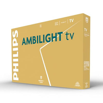 Philips Ambilight 55PUS8600 4K QLED Smart TV - 55 Zoll Display mit P5 Perfect Picture Engine Ultra HD, Titan OS, Dolby Vision und Dolby Atmos Sound