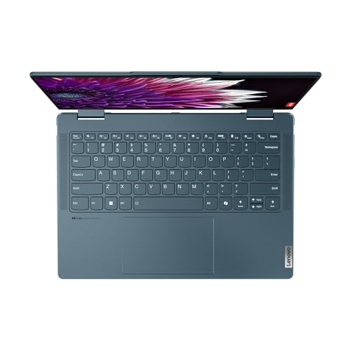 Lenovo Yoga 7 2-in-1 Convertible AI Laptop | 14" 2.8K WUXGA OLED Display | Intel Core Ultra 7 155H | 32GB RAM | 1TB SSD | Intel Arc Grafik | Windows 11 Home | QWERTZ | blau | 3 Monate Premium Care