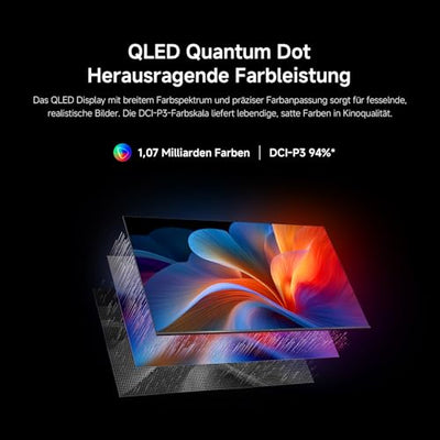 Xiaomi F Pro, 43 Zoll (101 cm), 4K UHD QLED, Smart TV, Fire TV, Triple Tuner DVB-C/S/S2/T/T2, HDR10+, MEMC, Sprachsteuerung mit Alexa, 2GB+32GB, Kompatibel mit Apple AirPlay