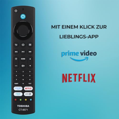 Toshiba 40 Zoll Fernseher Fire TV (Full HD, HDR, Smart TV, Triple-Tuner, Alexa Built-In, Bluetooth) 40LF3F63DAZ