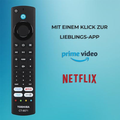 Toshiba 40 Zoll Fernseher Fire TV (Full HD, HDR, Smart TV, Triple-Tuner, Alexa Built-In, Bluetooth) 40LF3F63DAZ