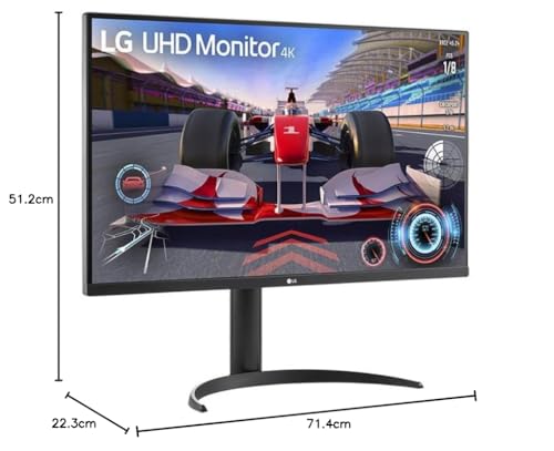 LG Electronics 32UR500-B.AEU UHD 4K VA-Monitor 32" (80 cm), 3840 x 2160, 16:9, 4 ms GtG, 60 Hz, DCI-P3, HDR 10, Super Resolution+, AMD FreeSync™ - Schwarz