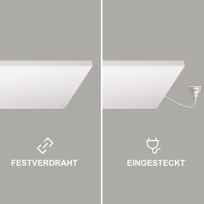 byecold Infrarotheizung Deckenmontage mit Thermostat Fernbedienung 860 Watt, Deckenheizung Infrarot, Elektroheizung Heizplatte Heizkörper Heizpaneel, Überhitzungsschutz Energiesparend, Strahlend
