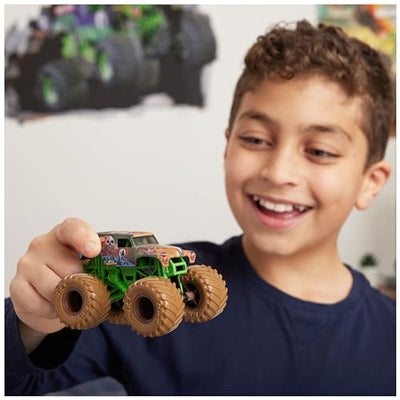 Monster Jam, Mystery Mudders, offizieller Monster Truck aus Druckguss im Maßstab 1:64, zum Waschen und Entdecken (Designs variieren)