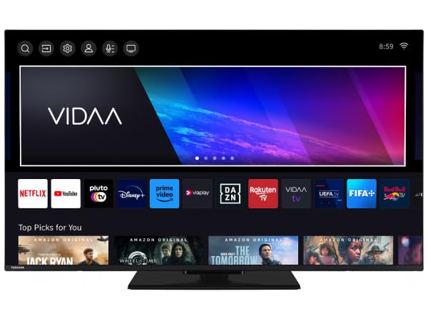 Toshiba 50UV3463DA LED-Fernseher, 127 cm (50 Zoll), 4K Ultra HD, Smart TV, VIDAA OS, Dolby Vision HDR, Dolby Audio