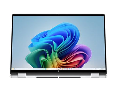 HP OmniBook X Flip 2in1 Next Gen AI Laptop | Intel Ultra 5-226V (8C) | dedizierte NPU für KI | 40 NPU Tops | Copilot+ PC | 16" WUXGA 1920x1200 Touchscreen | 16GB | 512GB SSD | Win11 | QWERTZ | Silber