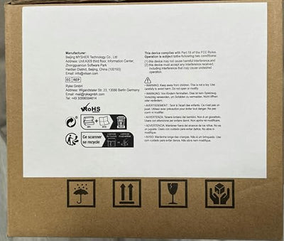 VIISAN Dokumentenscanner, 16MP USB tragbar, Aufnahmegröße A4, Deskewing, Scannen von mehrseitigen Dokumenten, OCR & TTS Tech, funktioniert mit Windows & MacOS