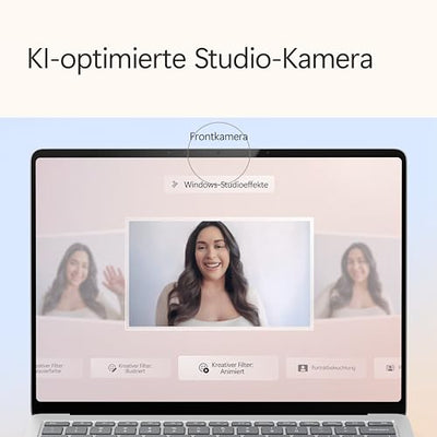 Microsoft Surface Laptop | Copilot+ PC | 13.8” Touchscreen | Snapdragon® X Plus (10 Kerne) | 16GB RAM | 256GB SSD | neuestes Modell, 7. Edition | Platin