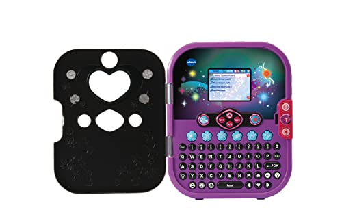 Vtech Kidisecrets Selfie Music 2.0 black – Kindertagebuch mit 2 Kameras, MP3-Player, Gesichtserkennung, Leuchteffekten und vielem mehr – Für Kinder von 6-12 Jahren