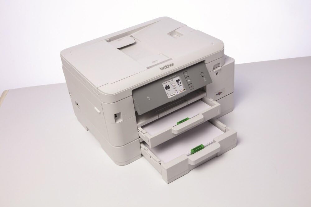 Brother MFC-J4540DW 4-in-1 Farbtintenstrahl-Multifunktionsgerät (Drucker, Scanner, Kopierer, Fax), weiß, 435 x 250 x 355 mm