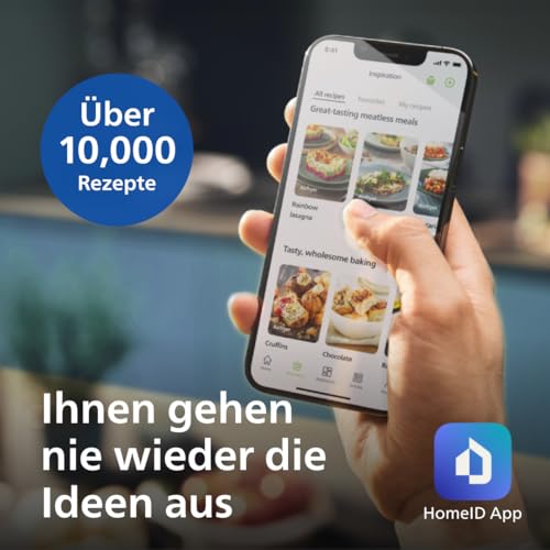 Philips Airfryer 5000 Serie XXL, 7,2L (1,4Kg), 16-in-1 Airfryer, Wifi Verbunden, 90% Weniger Fett Mit Rapid Air Technologie, Rezepte-App (HD9285/90)