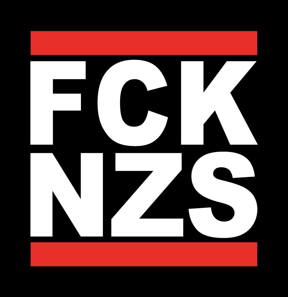 100x Sticker 50x FCKAFD + 50x FCKNZS - 7,4 x 7,4 cm - Politisch Links Outdoor Sticker Aufkleber groß FCK AFD & NZS
