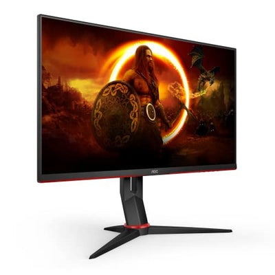 AOC Gaming 27G2SP - 27 Zoll FHD Monitor, 165 Hz, 1 ms, FreeSync Premium (1920x1080, VGA, HDMI, DisplayPort) schwarz/rot