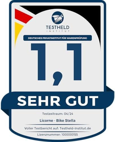 Licorne Bike Stella Premium City Bike in 24,26 und 28 Zoll - Fahrrad für Mädchen, Jungen, Herren und Damen - 21 Gang-Schaltung - Hollandfahrrad Citybike (Schwarz, 26.00)