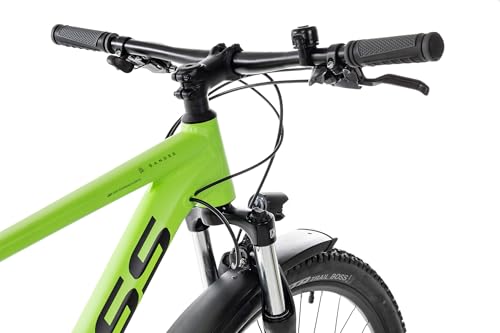Axess Sandee ATB Mountainbike | MTB-Hardtail | 14-Gang Schaltung | Mechanische Scheibenbremsen, Farbe:matt Green, Rahmengröße:16 Zoll, Laufradgröße:27.5 Zoll