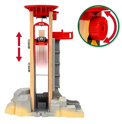 BRIO World 36010 Gebirgs-Frachten Set Deluxe - Eisenbahn-Spaß auf Mehreren Ebenen mit viel Zubehör - Viele Spielmöglichkeiten durch frei kombinierbare Elemente - Empfohlen für Kinder ab 3 Jahren