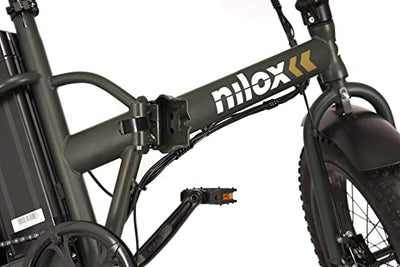 Nilox, E-Bike X8 Plus, Elektrofahrrad mit Tretunterstützung, 70 km Autonomie, 36 V - 250 W Brushless High Speed
