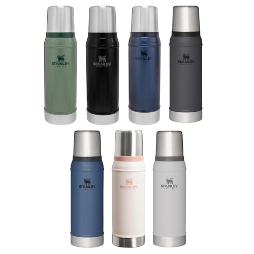 Stanley Classic Legendary Thermosflasche 750 ml - Thermos Hält 20 Stunden Heiß oder Kalt - Edelstahl Thermoskanne - BPA-Frei - Spülmaschinenfest - Charcoal