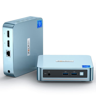 PELADN WI-4 Mini-PC mit Intel 11.Generation N5095 (bis zu 2,9 GHz), 16 GB RAM/512 GB M.2 SSD, 4K UHD, Bluetooth 4.2, HDMI2.0, LAN & WiFi, 2,4G/5,0G WLAN für Business-Anwendungen.