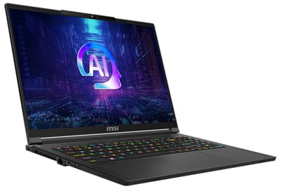 MSI Stealth A16 AI+, Gaming Laptop, Copilot+ PC, 16,0" UHD+, AMD Ryzen AI 9 HX 370 Prozessor, 32 GB LPDDR5X-7500 RAM, 2 TB, NVIDIA GeForce RTX 4070, Windows 11 Pro, QWERTZ Tastatur, A3XVGG-203