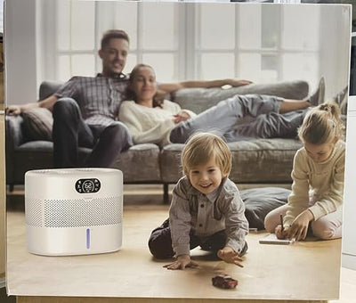 Luftbefeuchter große Räume bis ca. 56m² Verdampfer Luftbefeuchter Ohne Sprühnebel 7,6L Top Fill Luftbefeuchter bis 40H, Fernsteuerbares Humidifier für Kinderzimmer mit 45dB Leise für Schlafzimmer