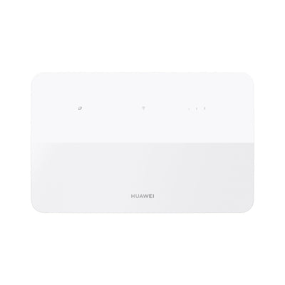 HUAWEI 4G+ Router CPE 5, B636, SIM-LTE-Router, Cat 7+, DL 400 Mbit/s/UL 200 Mbit/s, Wi-Fi 6 AX3000, 4 LAN-Ethernet-Ports, Visualisierte Wi-Fi-Diagnose, Signalabdeckung auf Industrieniveau