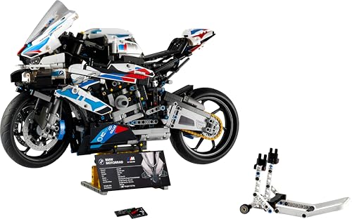 LEGO Technic BMW M 1000 RR Motorrad-Modell, Modellbausatz für Erwachsene, Set als Geschenk zum Basteln für Männer und Frauen, als Home- oder Büro-Deko 42130