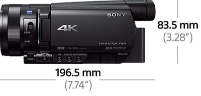 Sony FDR-AX100 4K Ultra HD Camcorder / Videokamera, Schwarz
