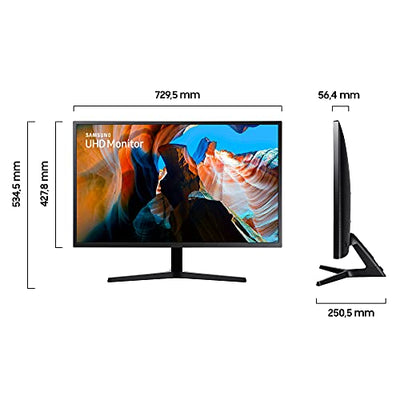 Samsung UHD Monitor U32J590UQP, 32 Zoll, VA-Panel, 4K UHD-Auflösung, AMD FreeSync, Reaktionszeit 4 ms, Bildwiederholrate 60 Hz
