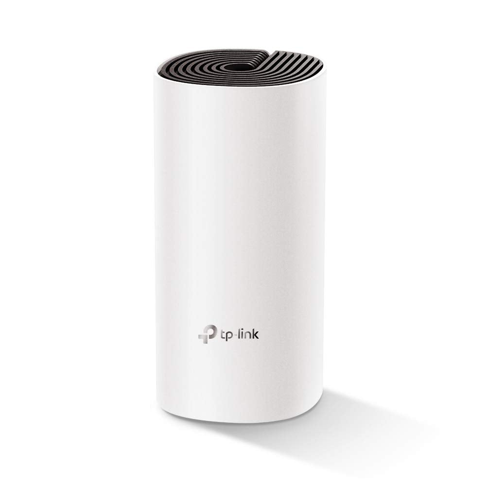 TP-Link Deco M4 Mesh WLAN Set (1er Pack), AC1200 Dual Band Router & Repeater, 2x Gigabit Ports, Zusatzeinheit, empfohlen für Häuser mit 1-2 Schlafzimmern, Umfassender Jugendschutz