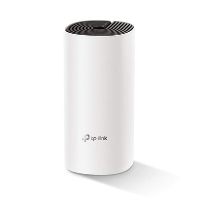 TP-Link Deco M4 Mesh WLAN Set (1er Pack), AC1200 Dual Band Router & Repeater, 2x Gigabit Ports, Zusatzeinheit, empfohlen für Häuser mit 1-2 Schlafzimmern, Umfassender Jugendschutz