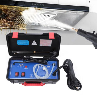 vinnyooc Dampfreiniger 220V 3000W Mehrzweck Power Dampfer Dampfreiniger Handgerät Tragbar Hochtemperatur Dampf-Temperatur 100-120℃ Dampfdruck 2-3.5bar für Badezimmern Autos Sofas