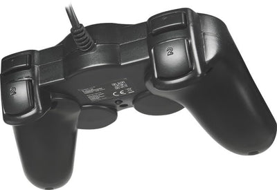 Speedlink THUNDERSTRIKE PC Gamepad - Gaming Controller PC mit USB Kabel, Schnell- und Auto-Feuer-Funktion, robuste Bauweise, DirectInput analog/digital, 1,7m Kabellänge, schwarz