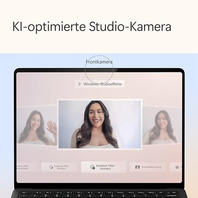 Microsoft Surface Laptop | Copilot+ PC | 15” Touchscreen | Snapdragon® X Elite (12 Kerne) | 16GB RAM | 1TB SSD | neuestes Modell, 7. Edition | Schwarz