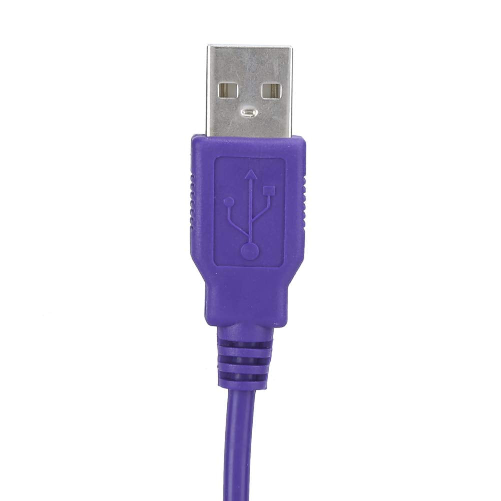 Sxhlseller 104 Tasten USB Wired Keyboard, QWERTY Ultra Thin Cartoon Computer Keyboard, wasserdichte Universal Mechanische Tastatur für Home Business Office Game(Lila Pulver)