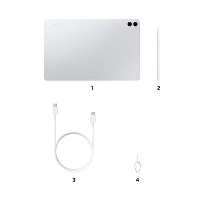 Samsung Galaxy Tab S11 Ultra, AI Tablet, Wi-Fi, Leichtes Design, Vielseitige KI-Tools, DeX, 256 GB Speicher, 12 GB RAM, Lange Akkulaufzeit, Silver, 3 Jahre Herstellergarantie [Exklusiv auf Amazon]